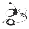 thumbnail image 2 of Call center headset with 3.5 mm connector, wired computer headset with noise-canceling microphone, 2 of 5
