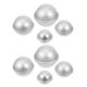 thumbnail image 1 of GOOHOCHY 8 juegos de moldes para bombas de baño - Moldes esféricos de aleación de aluminio para hacer tú mismo - Multiusos para jabón, bolas de sal y repostería. Suministros para manualidades., 1 of 8