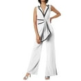 thumbnail image 2 of Women's Summer Jumpsuit Casual Wide Leg Sleeveless Romper For Daily Wear Home Comfortable Stylish Outfit, 2 of 2