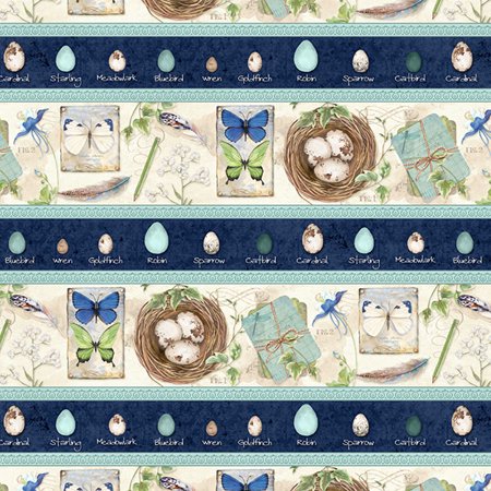 - wilmington prints nature study multi repeating stripe