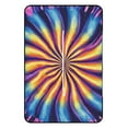 thumbnail image 3 of Colorful Tie Dye Vortex Picnic Blanket Waterproof Outdoor Beach Blanket Hand-held Pad Suitable for Travel, Camping, Beach, Family Gatherings, 3 of 8