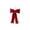 Red160, variant on WWG Christmas Sequin Fabric Bow, Pre Tied Ribbon Bow with Strap, Draping Stiff Base, Stitched Hem, Reusable Holiday Decor for Tree Topper, Wreath, Mantel, Window, Stair Railing, Includes 1 Bow