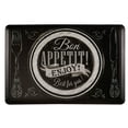 thumbnail image 1 of Home Sweet Home Anti Fatigue Kitchen Floor Mat - Non Slip Foam Comfort Standing Mat with Stain & Water Resistant Surface (Black Bon Appetit, 24" W x 36" L), 1 of 8