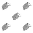 thumbnail image 3 of kurtrusly Fashionable And Functional Straw Beach Bag For Any Occasion Space-saving Blended Straw Handbag LightGray 5Set, 3 of 6
