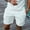 White, variant on TopLLC Mens Shorts, Men Blouse Men's Cotton Elastic Drawstring Color Sports Pocket Shorts