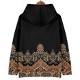 thumbnail image 5 of Bovemsi Sweatshirt for Women Retro Fashion Print Loose Large Sized Casual Long Sleeved Hoodie Comfort Hoodie, 5 of 9