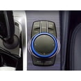 thumbnail image 5 of Xotic Tech JDM Metal Aluminum Center Console iDrive Multimedia Controller Knob Decor Ring Cover for BMW Blue, 5 of 7