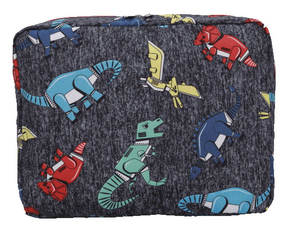 CRCKT 3 Piece Set Kids Let's Dino Soar 21-inch Softside Carry-On Luggage with Packing Cube and Luggage Tag, Dino Soar Print