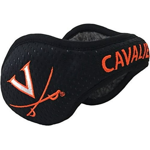 180s NCAA Virginia Cavaliers Behind-The-Head Winter Ear Warmer, Black, Unisex