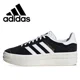 thumbnail image 2 of Adidas Originals Gazelle Bold - Zapatillas de skate informales para mujer, de gamuza, con suela gruesa, antideslizantes, para caminar al aire libre, 2 of 5