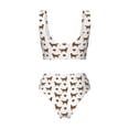 thumbnail image 5 of Daiia Labrador Retriever Dog Women's Bikini Set Two Piece Swimsuit High Waisted Bikini Adjustable Straps Bikini Perfect for Beach, Pool, and Summer Vacation-, 5 of 9