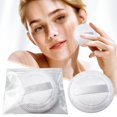 thumbnail image 2 of Clearance! Puff 10pcs Powder Puff Cotton Cosmetic Powder Makeup Puffs Pads With Ribbon Face Powder Puffs For Loose And Foundation, 2 of 9