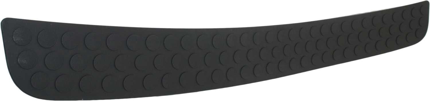 Bumper Step Pad Compatible With 2006-2009 Chevrolet Trailblazer 2005-2009 GMC Envoy Center Textured Black