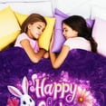 thumbnail image 5 of Easter Throw Blanket, Warm Fleece Flannel Bed Blanket, Lightweight Easter Blanket for Sofa Bed Couch 30"x40", 5 of 8