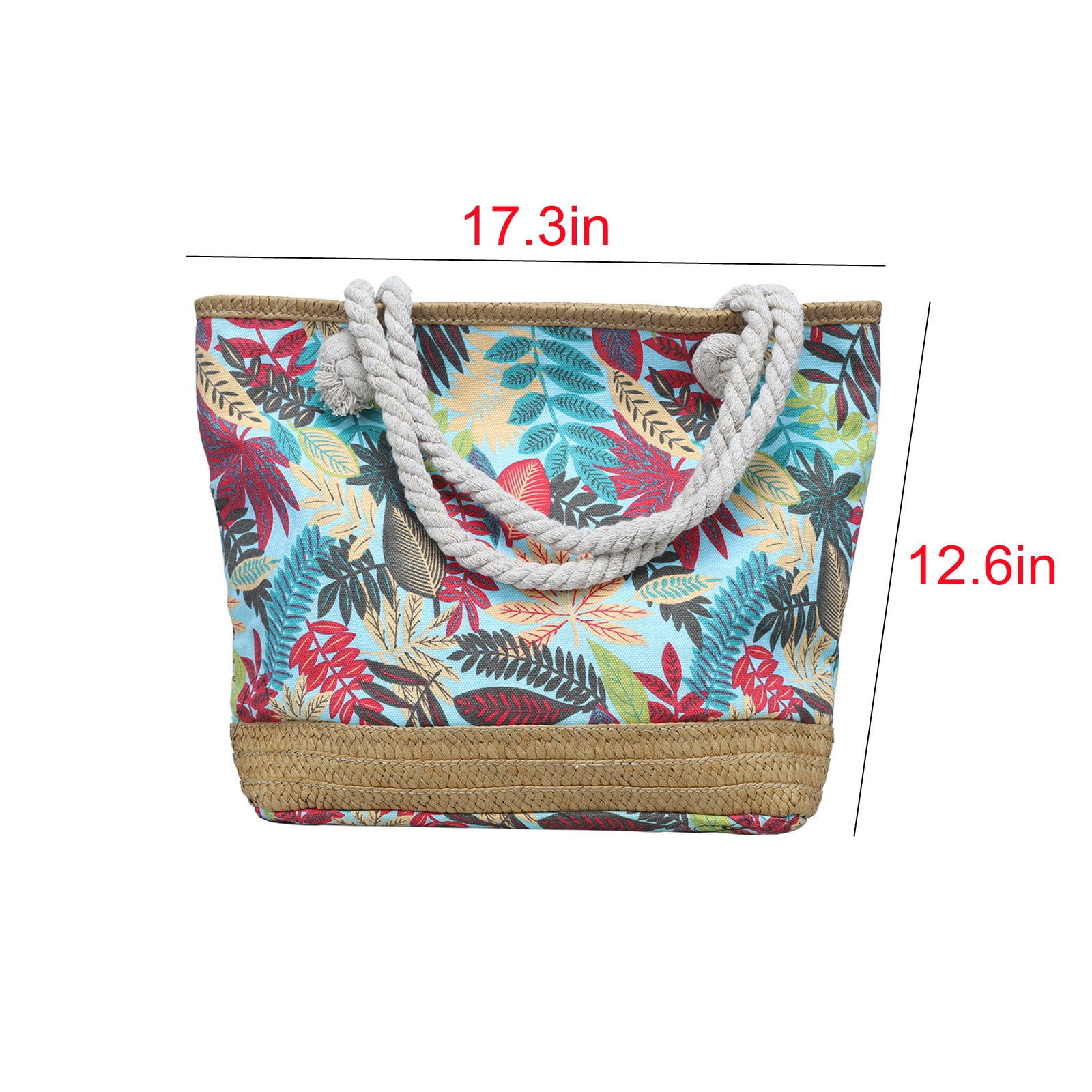 Sac De Plage Imperméable Imprimé Homard - 21x20x3 Cm, 7 Poches - Polyester Résistant, Pour Femme, Fourre-tout - 7