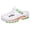 White, variant on Rokment Sport Platform Clogs for Men Adjustable Back Strap Hollow out EVA Slip On Sandals Waterproof Non-Slip Garden Beach Pool Outdoor Walking Water Shoes Black Size 8