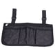thumbnail image 5 of Bolsas laterales para sillas de ruedas, gran capacidad, hermosa y práctica bolsa de almacenamiento lateral con reposabrazos para cochecitos de scooters móviles, 5 of 14