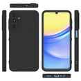 thumbnail image 5 of For Samsung Galaxy A15 5G Phone Case, Ebizware Shockproof Liquid Silicone Case Full-Body Protective Rugged Rubber Slim Cover with Microfiber Lining for Galaxy A15 5G (Black), 5 of 9
