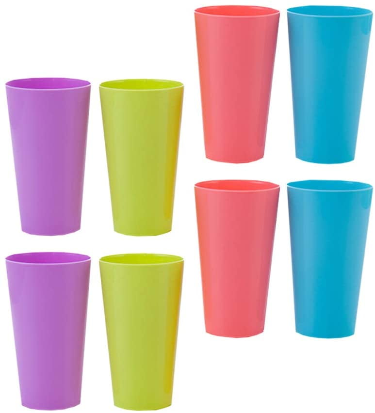 Nogis 12pcs Plastic Drinking Glasses for Drink Party, Event, Wedding