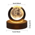 thumbnail image 4 of Cristal LED Nocturna Brillante Carga USB para Del (luna), 4 of 5