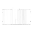 thumbnail image 2 of Carlson Extra-Tall Flexi Pet Gate, 38" H x 50" - 76" W, White, 2 of 6