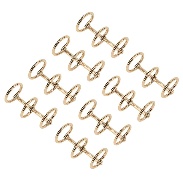 Connected Rings,Binder Rings Reusable 3 Notebook Rings Binder Rings Top of the Line