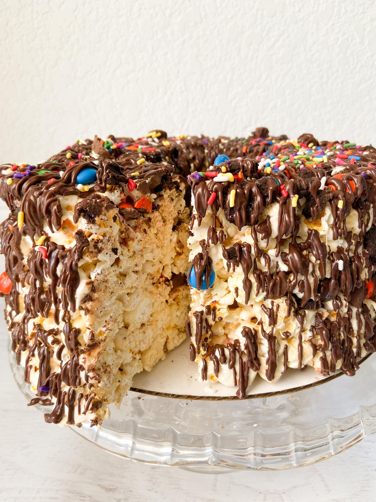 Chocolate Lovers Gourmet Popcorn Cake