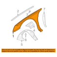 thumbnail image 3 of For 00-05 DeVille 4.6L V8 FWD Front Fender Quarter Panel Primed Steel Right Side, 3 of 4