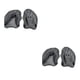 thumbnail image 1 of Yuarrent 1 par de palas de mano universales para niños con correa ajustable, entrenador de paleta de natación, tren de ejercicio, buceo, negro Type1 NO1, 1 of 6