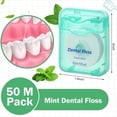 thumbnail image 5 of 60 Paquete X Hilos Dentales con A (50 M Cada ), Ideal para Viajes, Cuidado Bucal y Protección Dental. Verde., 5 of 5