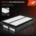thumbnail image 5 of A-Premium Engine Air Filter Compatible with Geo Storm & Isuzu Impulse, Stylus & Mazda 929 & Toyota 4Runner, Pickup, Previa, Tacoma, 1990-2004, 2.4L 2.7L, Rigid Panel, Replace# 17801-35020, 5 of 8