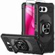thumbnail image 1 of Chenchen for T-Mobile REVVL 8 Phone Case with Tempered Glass Screen Protector,Military Grade Heavy Duty Shockproof Protective Cover,with Ring Kickstand (Black), 1 of 1