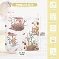 thumbnail image 2 of Dreamtimes 3 PCS Watercolor Mushrooms Baby Muslin Washcloths, Cute Hedgehog Face Towel Burp Cloths Ultra Soft Absorbent Cotton Bath Wipes Towels for Newborn Boys Girls, 2 of 7