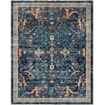 thumbnail image 2 of Rugs.com Lola Collection Rug – 8' x 10' Navy Blue Medium Rug Perfect For Living Rooms, Large Dining Rooms, Open Floorplans, 2 of 9