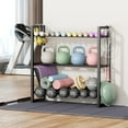 thumbnail image 2 of Estante para mancuernas de 3 niveles Pickpiff, capacidad de 390 lb, 2 of 7