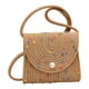thumbnail image 3 of Bolso cruzado para mujer, bolso de hombro, bolso de compras elegante y moderno, bolso tejido portátil, bolso de playa para ta, primavera, trabajo Bolas de colores caqui, 3 of 8