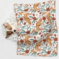 thumbnail image 6 of Yiaed Foxes and Floral Harmony Print Dog Blankets-Cat Blanket Washable for Couch Protection,Puppy Blanket, Soft Plush Reversible Throw Furniture Protector-Small, 6 of 8