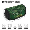 thumbnail image 2 of The Legend of Zelda Double Pencil Cases, Large Capacity Pencil Pouch, Aesthetic Zipper Pencil Box for Office Supplies, 2 of 8