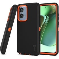 CoverON Shock Absorbent Rugged Cell Phone Case for Motorola Moto G Stylus, Black