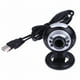 thumbnail image 1 of USB 50.0 M 6 LED Webcam Cámara con micrófono incorporado para PC de escritorio portátil, 1 of 4