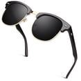 thumbnail image 1 of Gafas de Sol GQUEEN GQO6 Clásicas con Montura de Cuerno Polarizadas UV400, 1 of 5