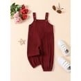 thumbnail image 3 of GXFC Toddler Boy Corduroy Suspender Overalls Pants Kids Boy One Piece Jumpsuit Jeans with Pockets for Children Boy，Spring Fall 6M 1T 2T 3T 4T, 3 of 8