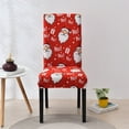 thumbnail image 5 of SPRING PARK Christmas Chair Covers for Dining Room Stretch Removable Christmas Table Decoration Seat Cover Slipcovers for Xmas Restaurant Holiday Festival Party Decor, 5 of 7