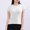 White, variant on Blczomt Womens Tops Summer Plain Basic Tee Shirt Short Sleeve Casual Crew Neck Brown Women's T-Shirts