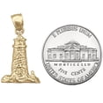thumbnail image 3 of 14K Gold Historic Lighthouse Charm, 3 of 5