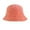 Orange, variant on Unisex Double Side Wear Reversible Bucket Hat, Twill Canvas Sun Fishing Fashion Cap - Sun Hats for Women Khaki