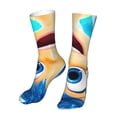thumbnail image 3 of Lsque inside out 2 Print Women's Men's Novelty 16in Crew Socks Cotton Socks Knee High Socks for Walking,Running,Nurses,Pregnancy, 3 of 6