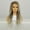 A-colourful, variant on Women's synthetic wigs with long curly hair and large waves, brown-orange gradient African curly fluffy wigs, suitable for women of any skin color and face shape