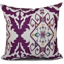 Simply Daisy 16" x 16" Bombay Medallion Geometric Outdoor Pillow