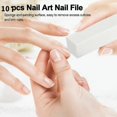 thumbnail image 3 of 10 Blocs Couleur Tampon Poncer Ongles Bloc Polissoir Nail Art Tips Tool, Lime De Polissage Professionnelle Pour Poncer Les Ongles En Acrylique Ou, 3 of 5